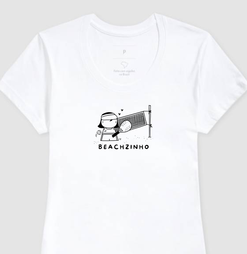 T-Shirt Beachzinho Cabelo Chanel