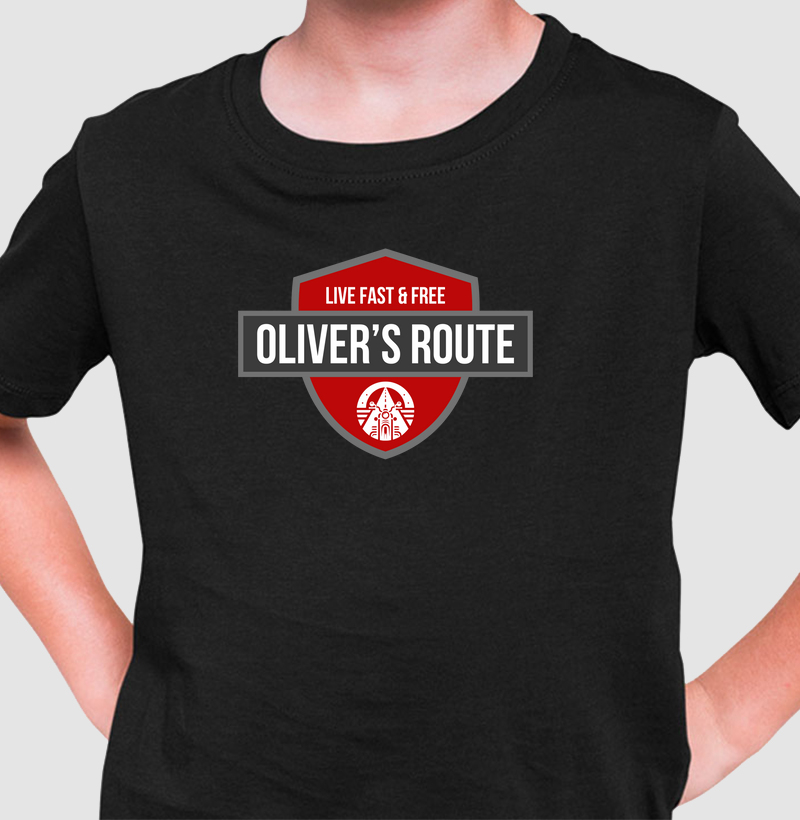 Oliver's Route Brasão - Camiseta Infantil