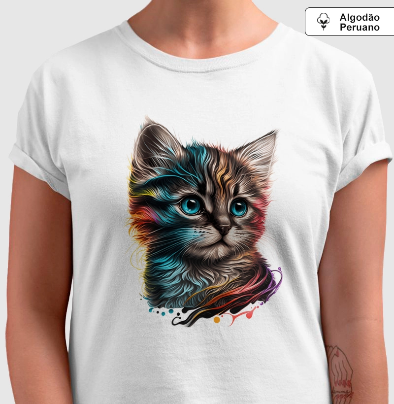 Little Cat - Produto Premium - Algodão Peruano