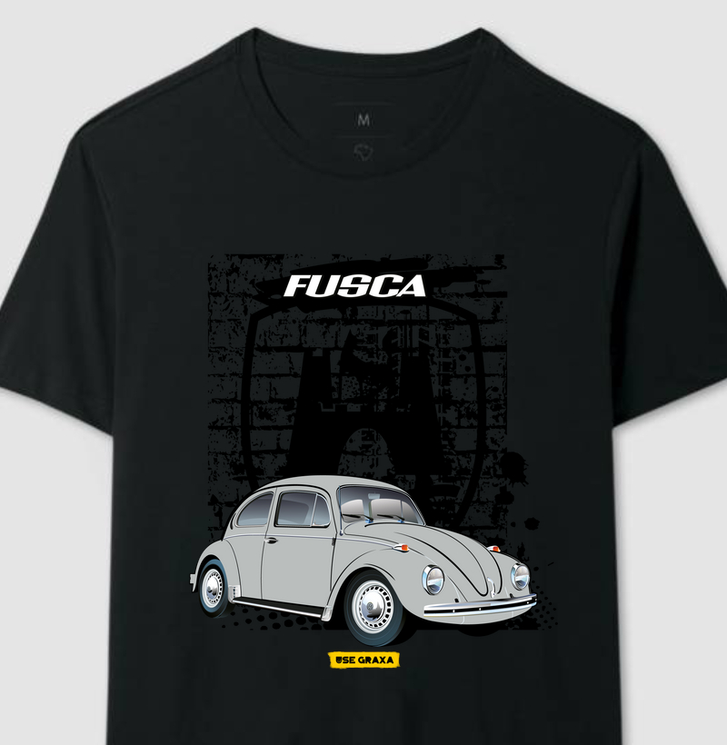 Fusca Cinza Prata VW Wolfsburg