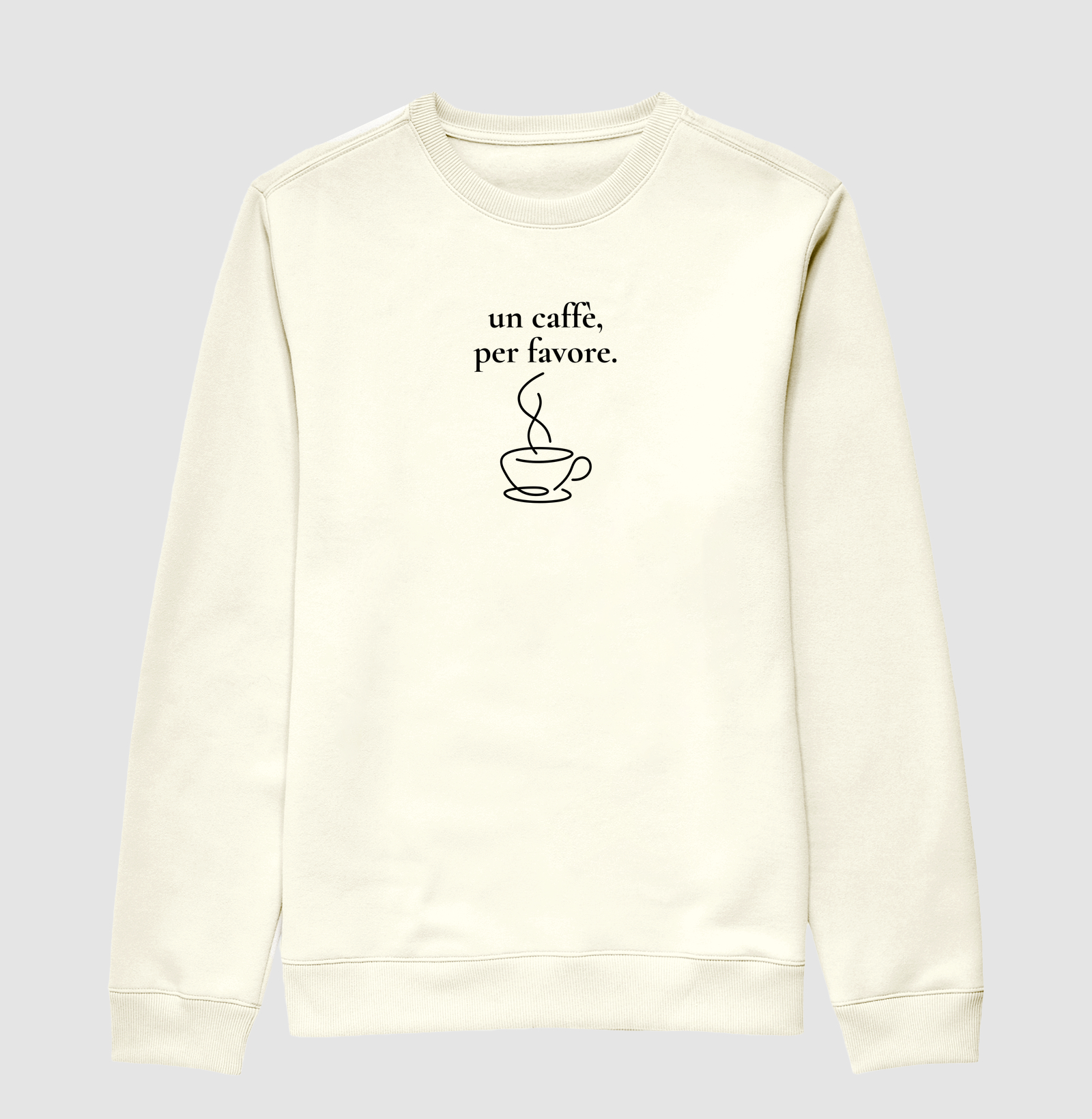 "Um café, perfavore."