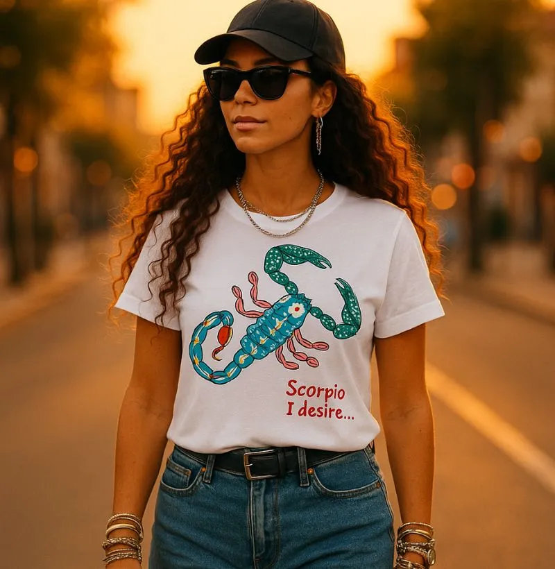 Camiseta Scorpio (feminina e masculina)