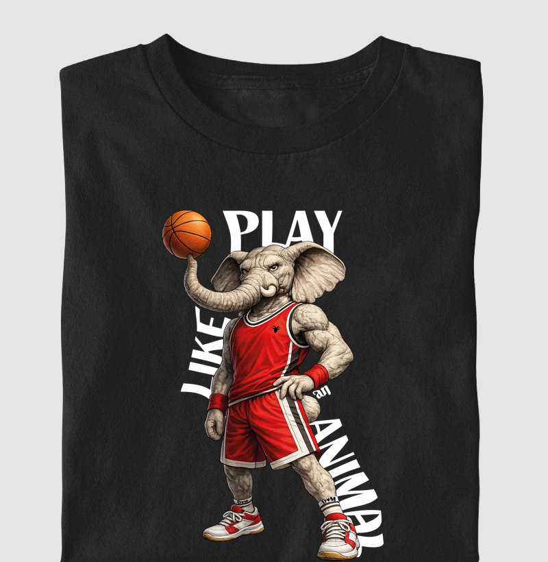 Camiseta Elefante Atleta - Play Like an Animal