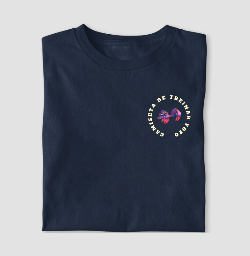 Camiseta de Treinar Fofo Peito Escura