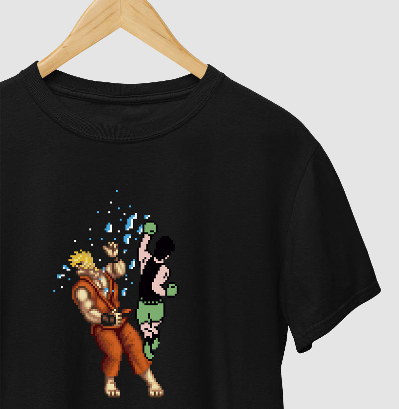 Camiseta Luta de Pixel - Ken