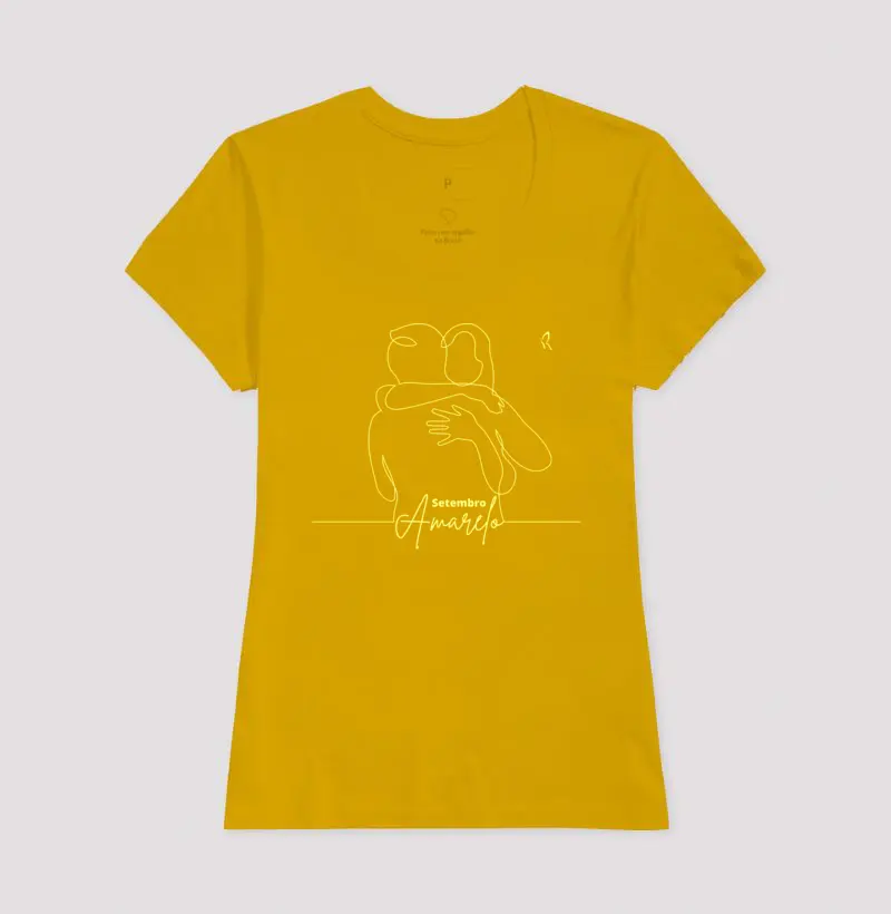 Baby Look - Abraço - Setembro Amarelo