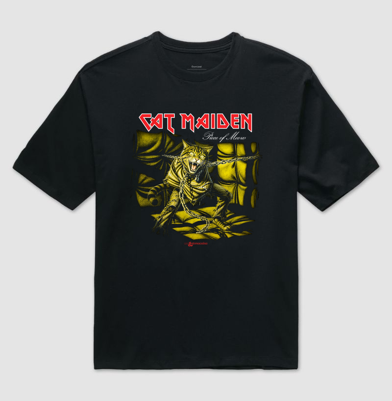 Cat Maiden – Piece of Meow - Camiseta Oversized