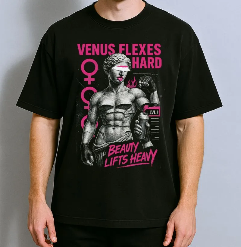 Venus Flexes Hard