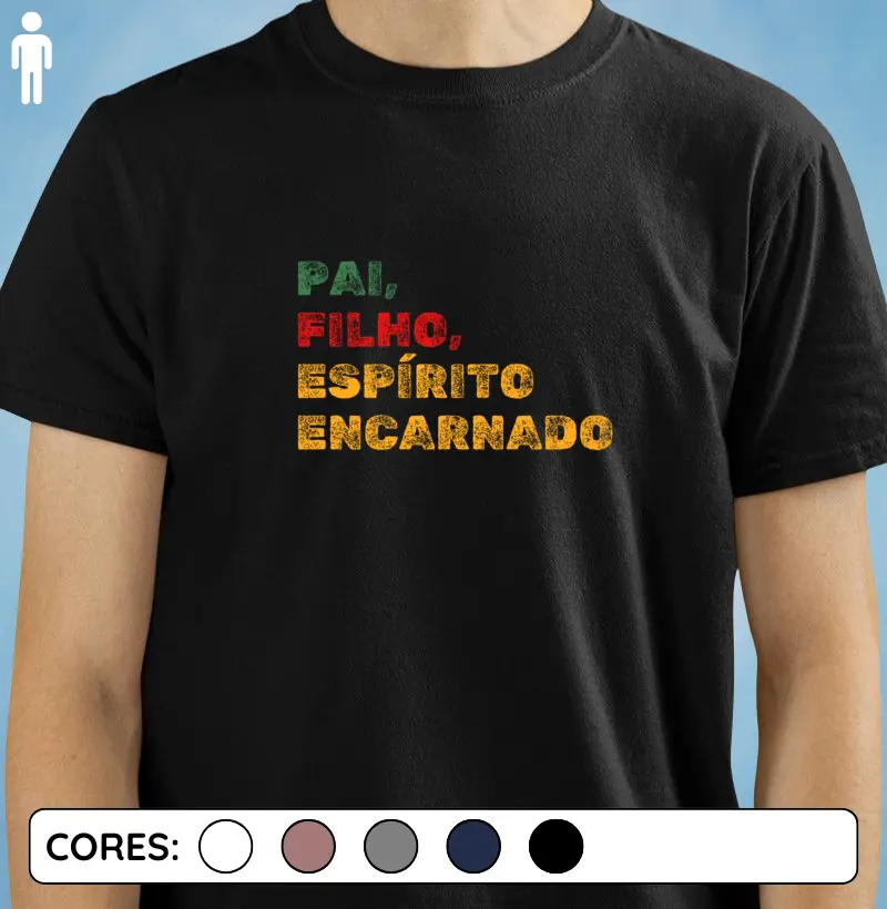 Pai, filho e espírito encarnado - cores
