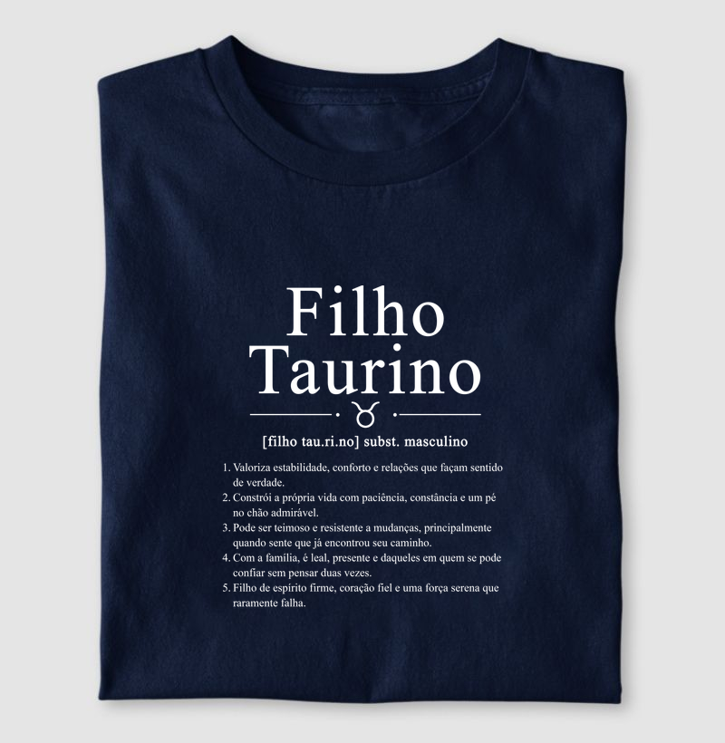 Filho taurino (adulto) ♉