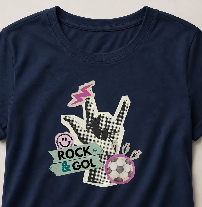 rock & gol colagem joga bonita urbana