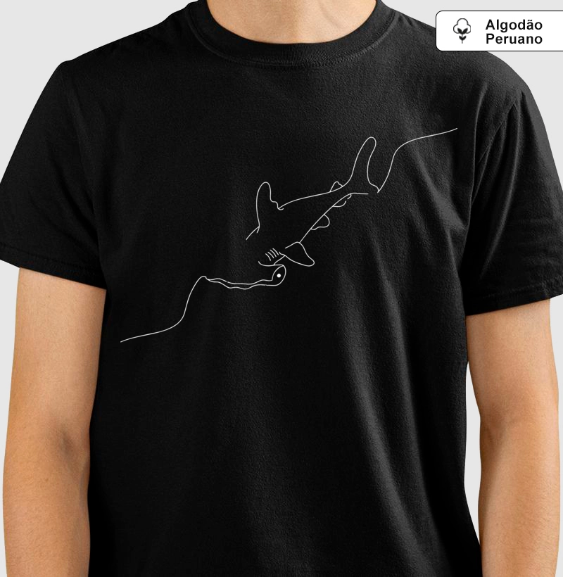 Shark - Camisa de Algodão Peruano