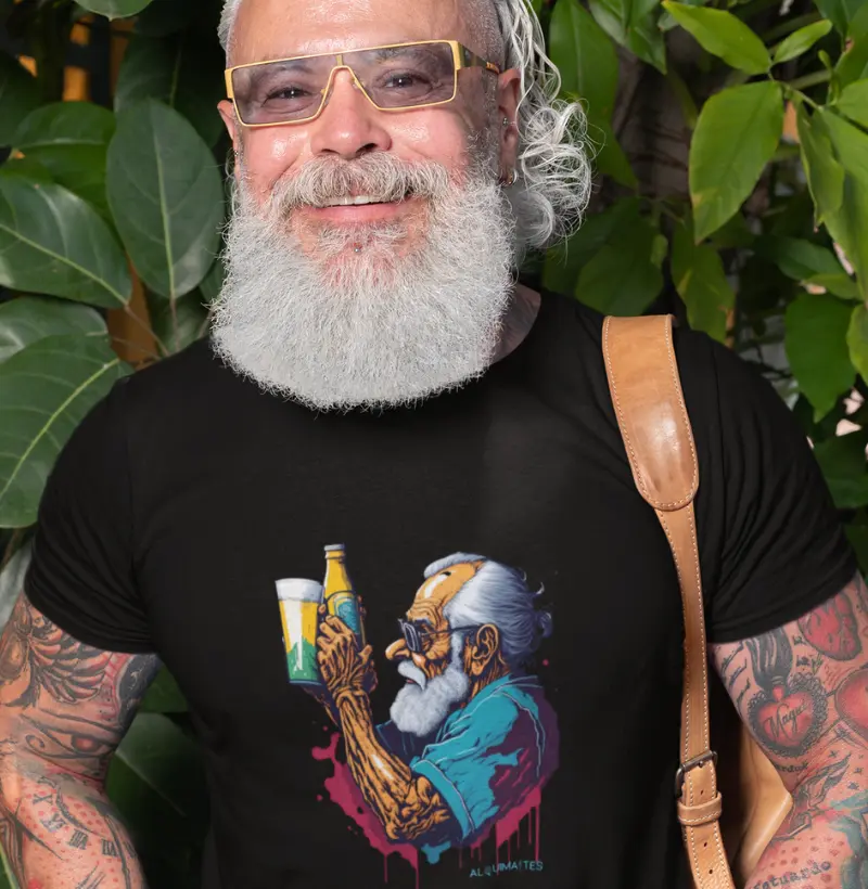 Pai cervejeiro muita experiência de vida