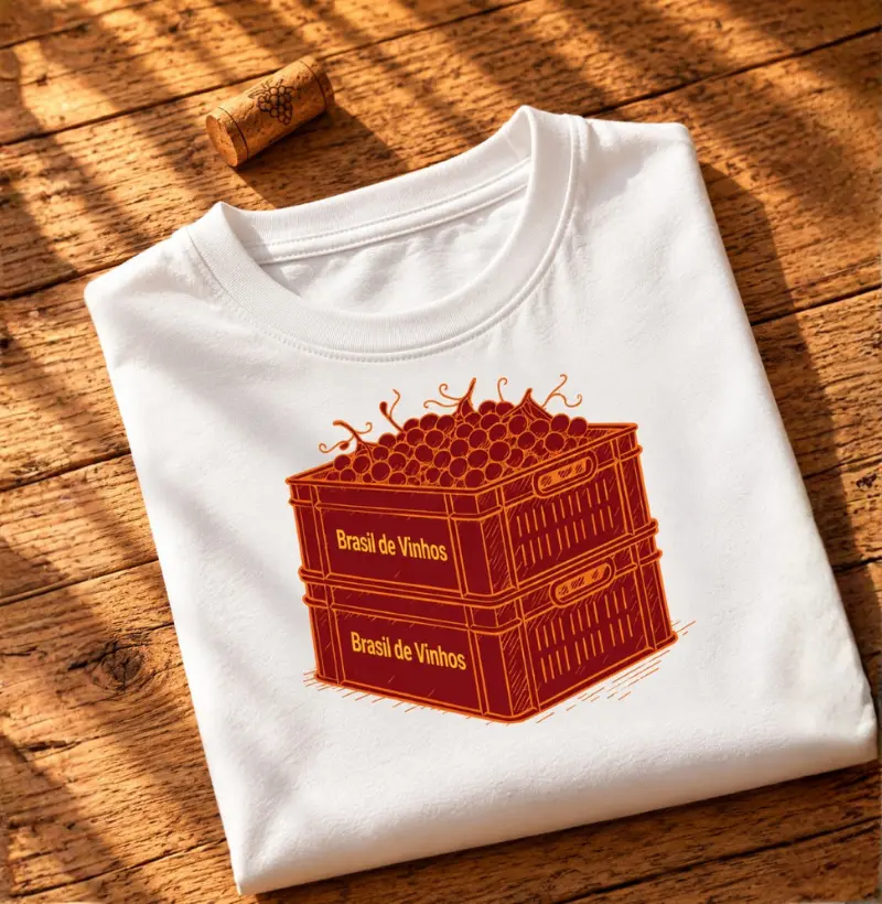 Camiseta Brasil de Vinhos - Caixa