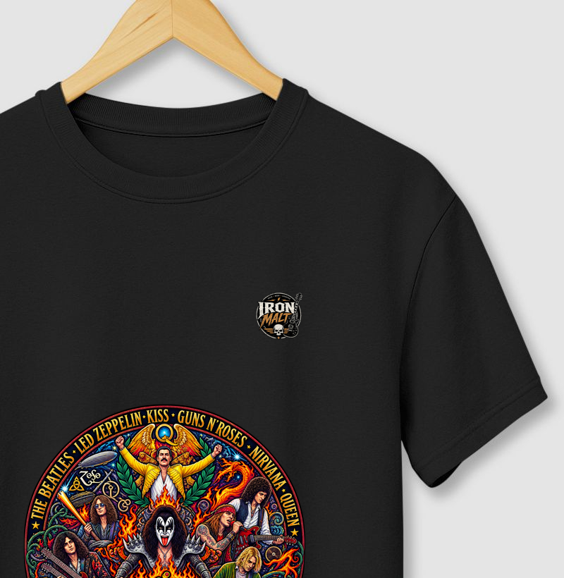 Rock Legends – Ícones do Rock em Arte Vintage