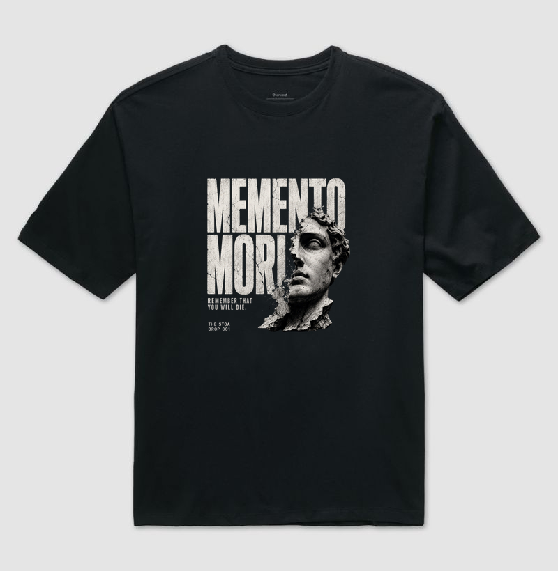 Camiseta Oversized MEMENTO MORI - DROP 001