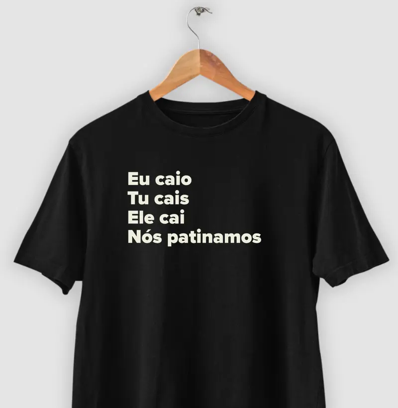 Nós patinamos