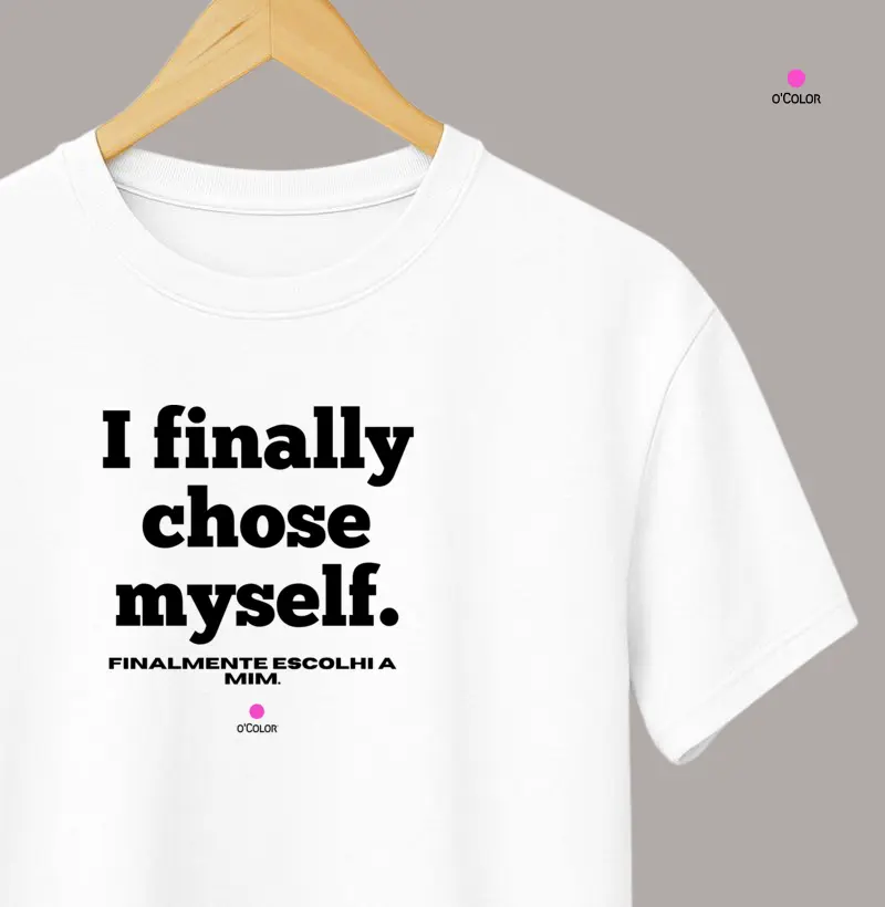 Finalmente escolhi a mim
