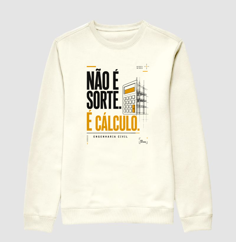 Não é sorte. É cálculo.