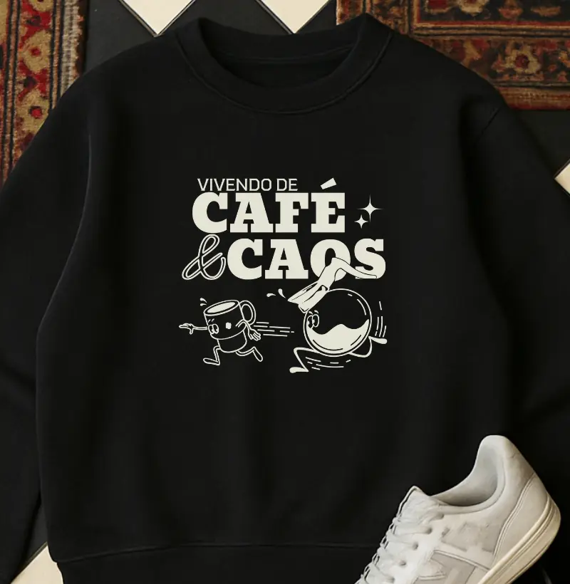 MOLETOM - Vivendo de Café e Caos