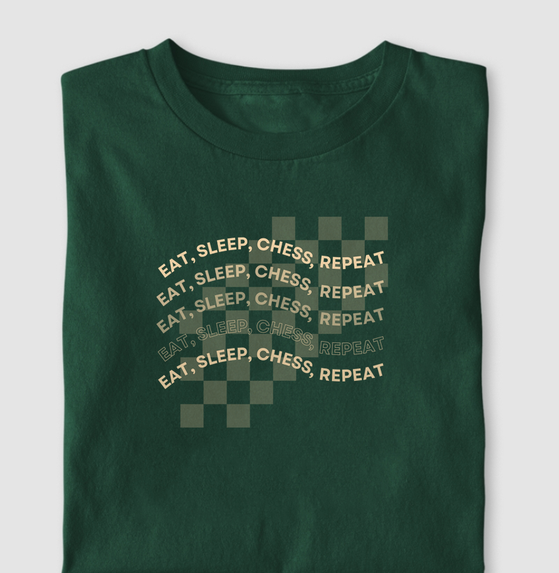 Eat, sleep,chess, repeat - minimalista