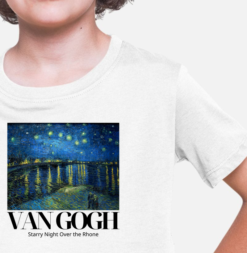 Noite Estrelada Sobre o Ródano - Van Gogh