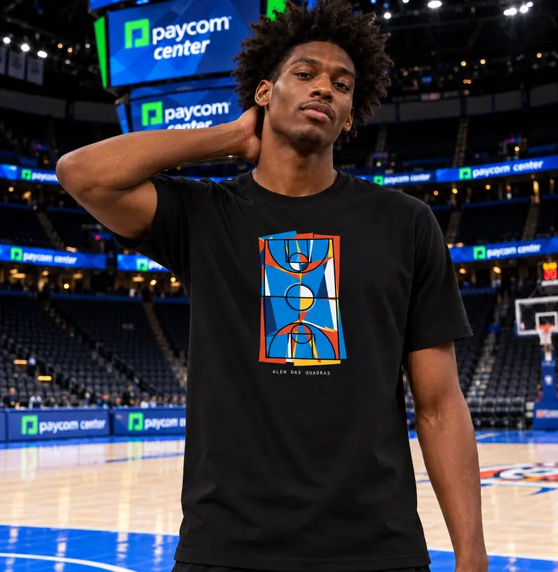 Camiseta de Basquete Piso Sagrado — Oklahoma City