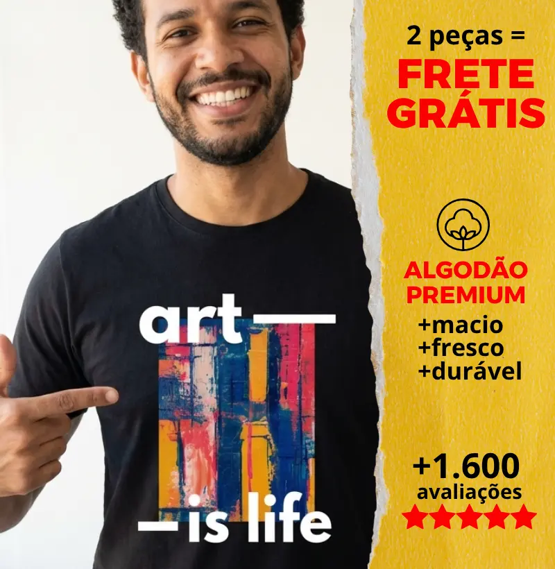 Camiseta Art is life