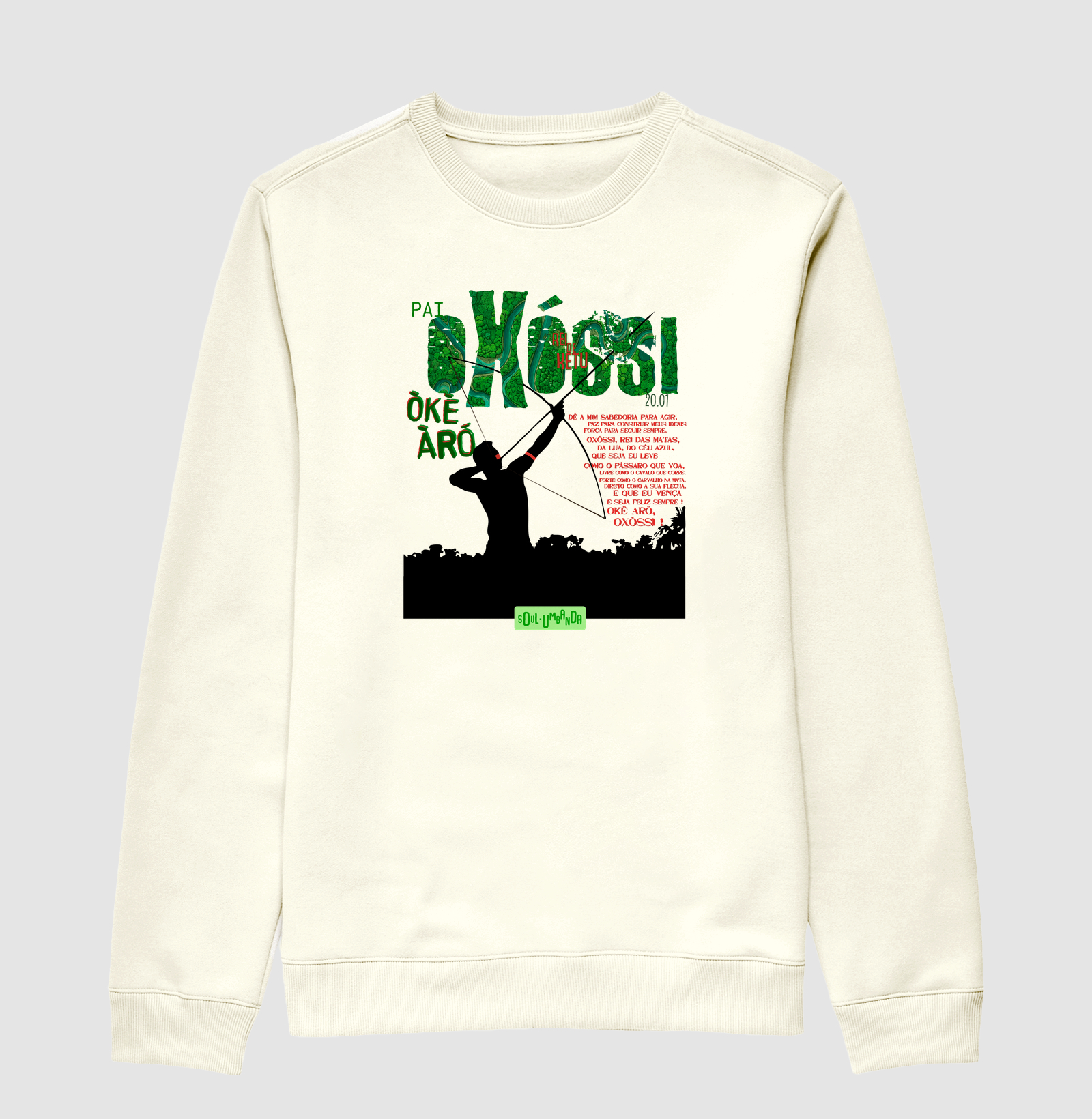 camiseta OXÓSSI oração