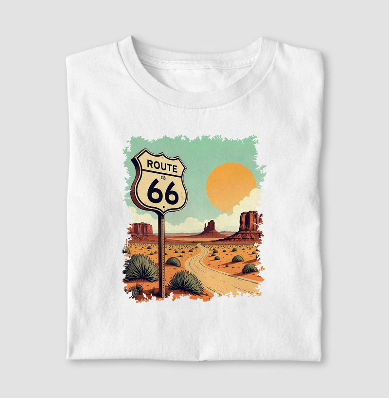 Camiseta Route 66 Sob o Sol