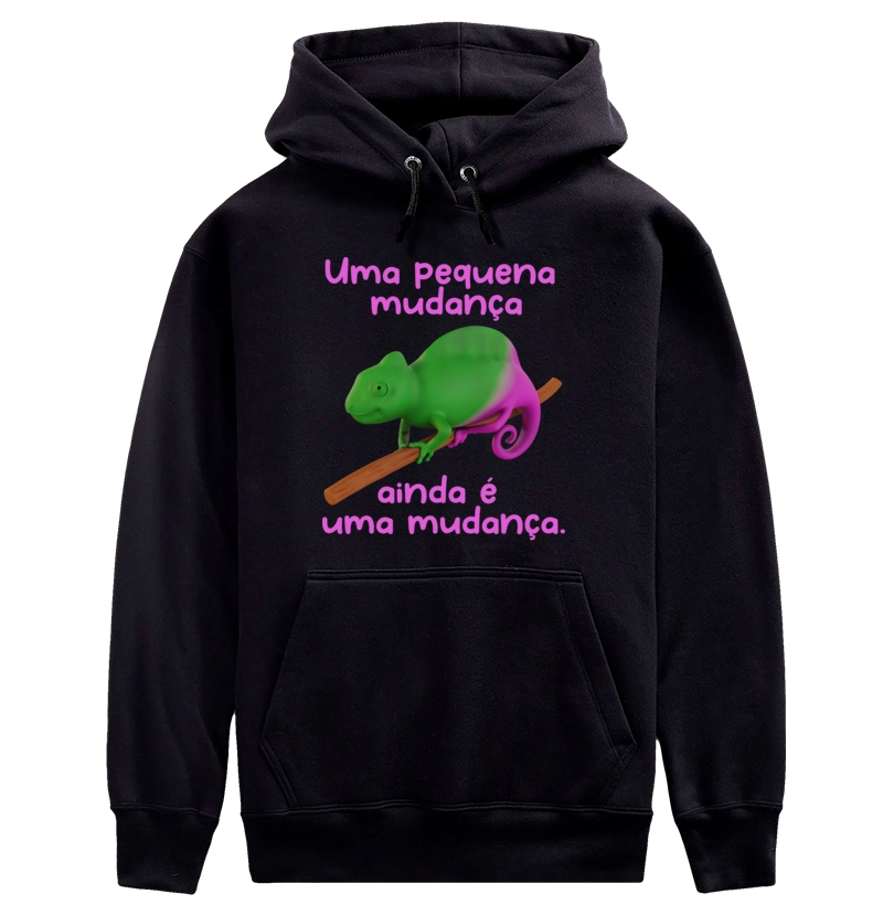 Uma pequena mudança ainda é uma mudança.