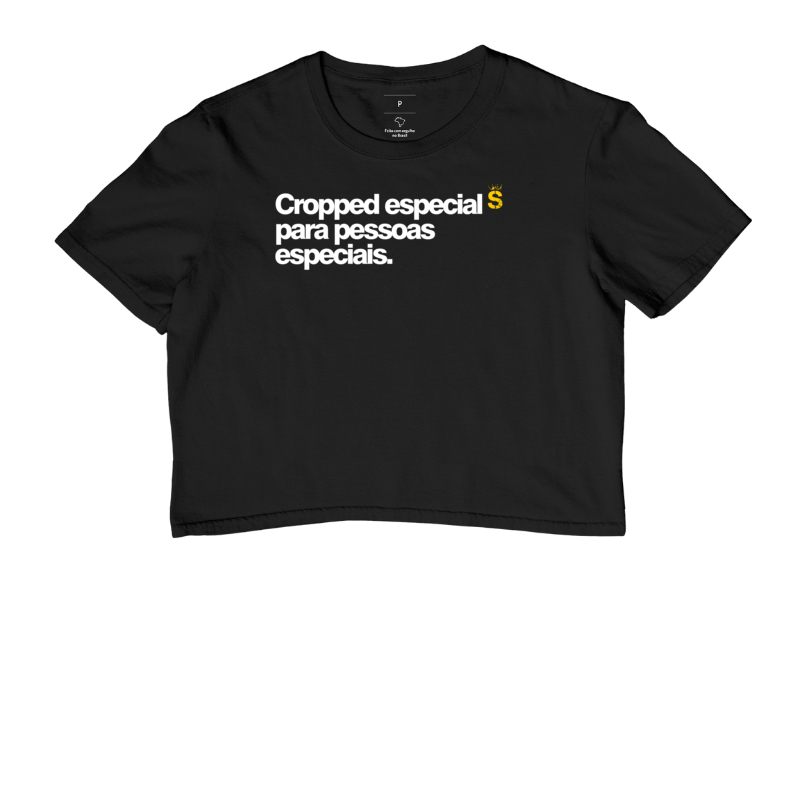 Cropped especial para pessoas especiais.