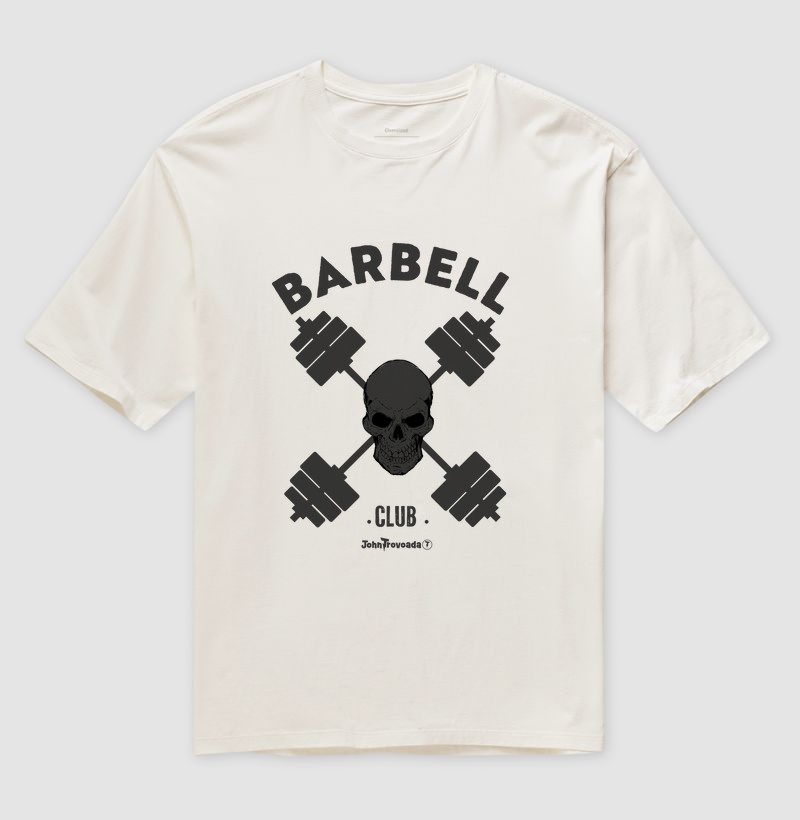Oversized Barbell Club Skull