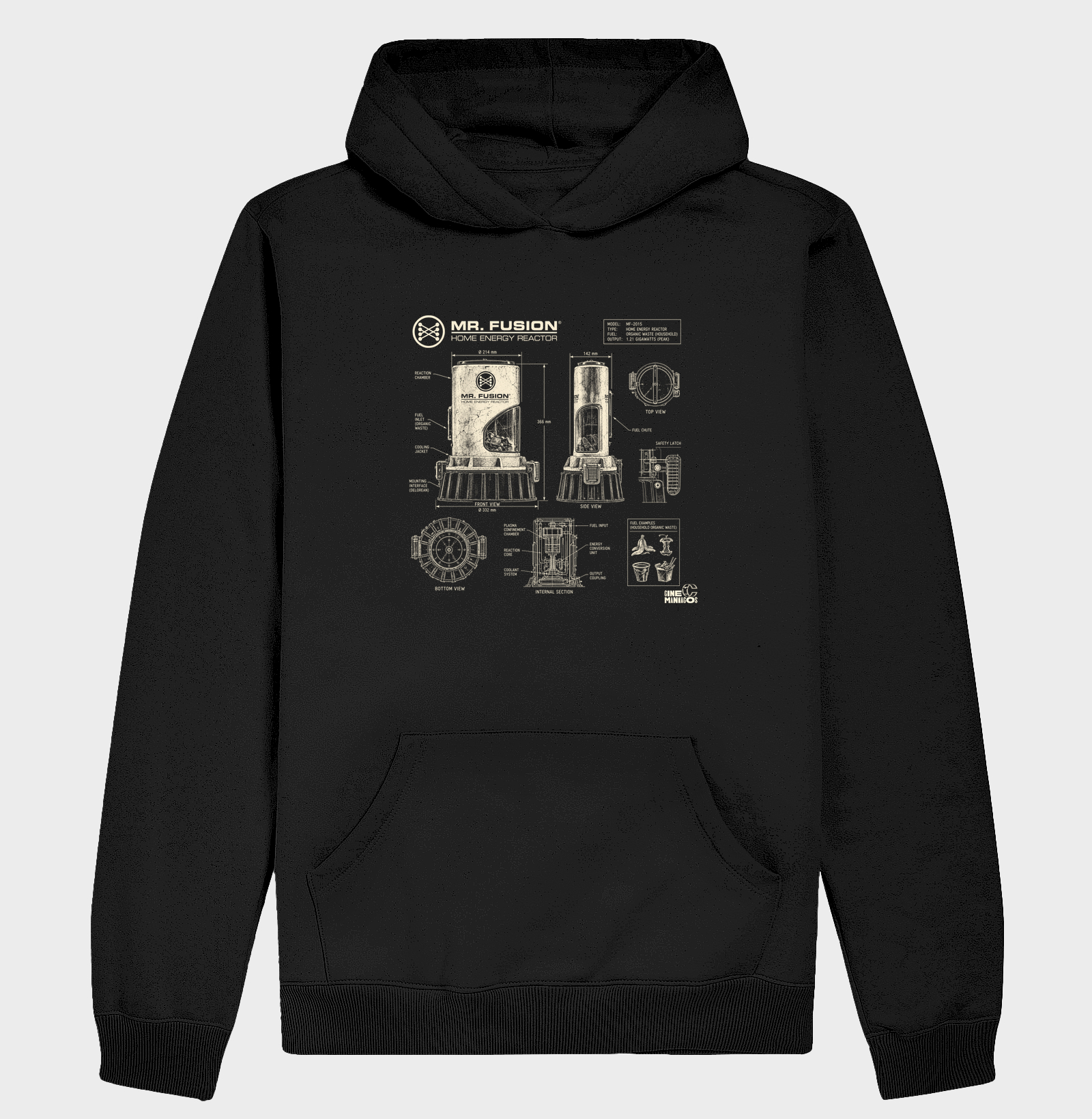 Mr. Fusion Blueprint - Hoodie Moletom