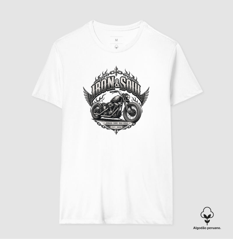 Iron2 — Iron & Soul — White — Regular — Algodão Peruano