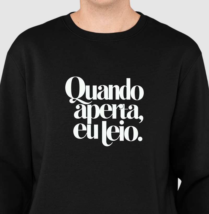 Quando Aperta, Eu Leio