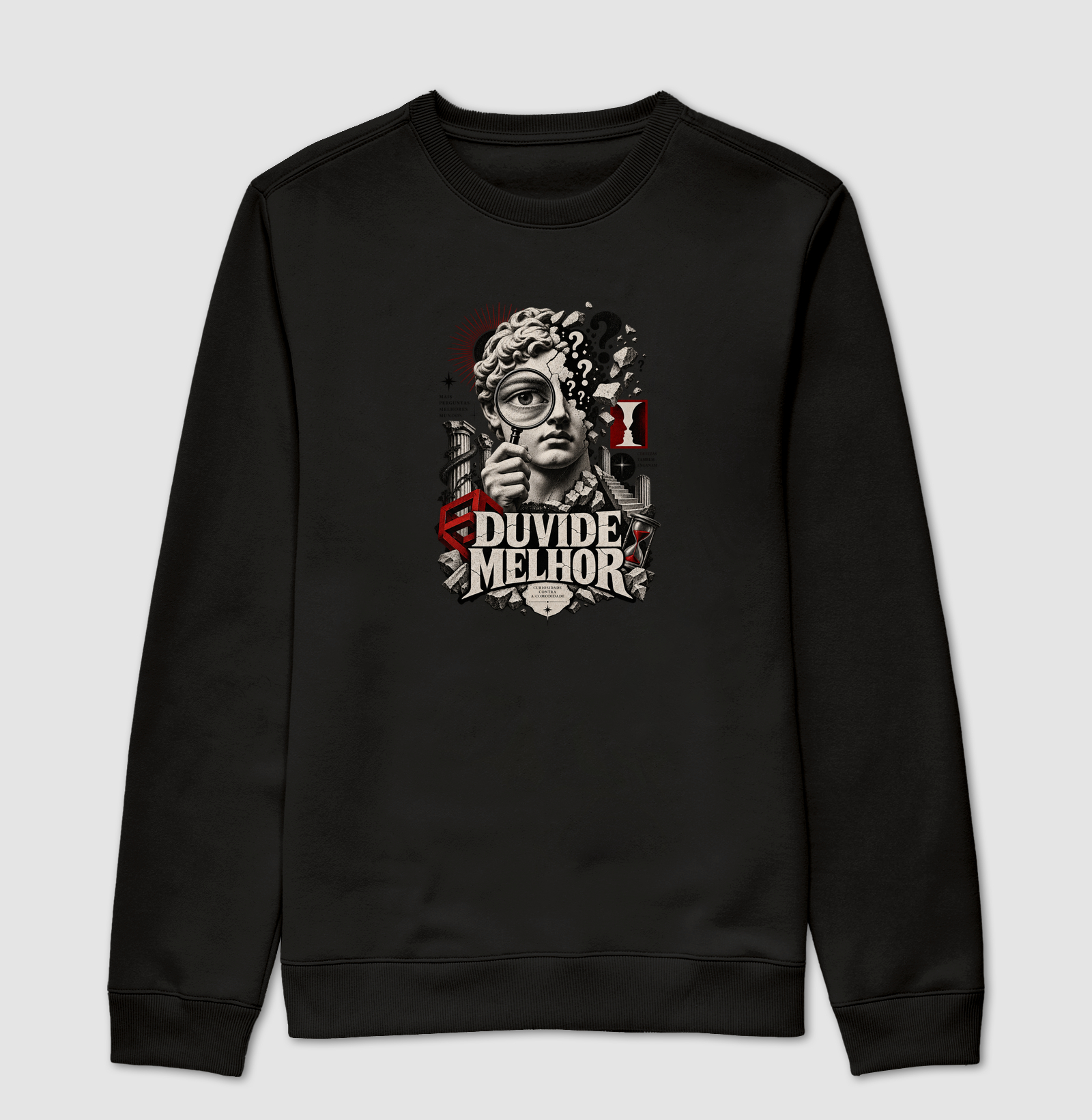 Duvide Melhor - Suéter Moletom