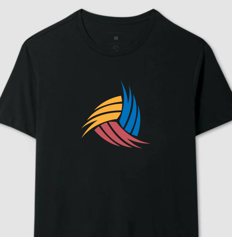 Camiseta Bola de Vôlei Estilizada