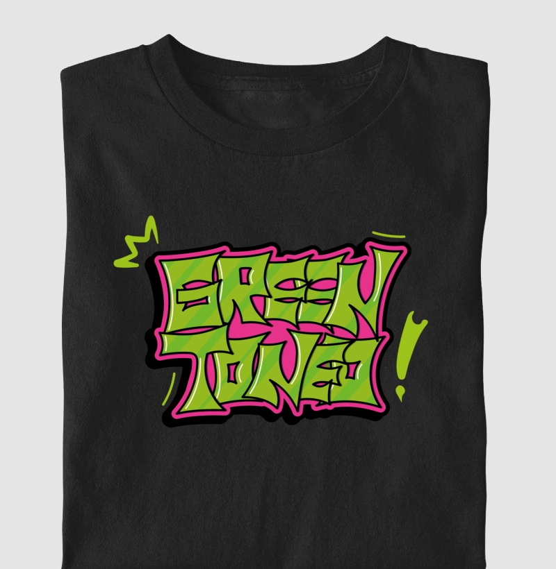 Camiseta Green Toned Grafite