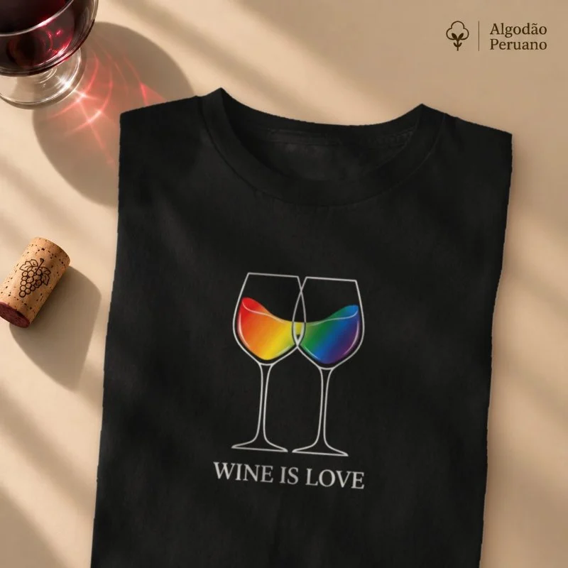 Camiseta Wine is Love