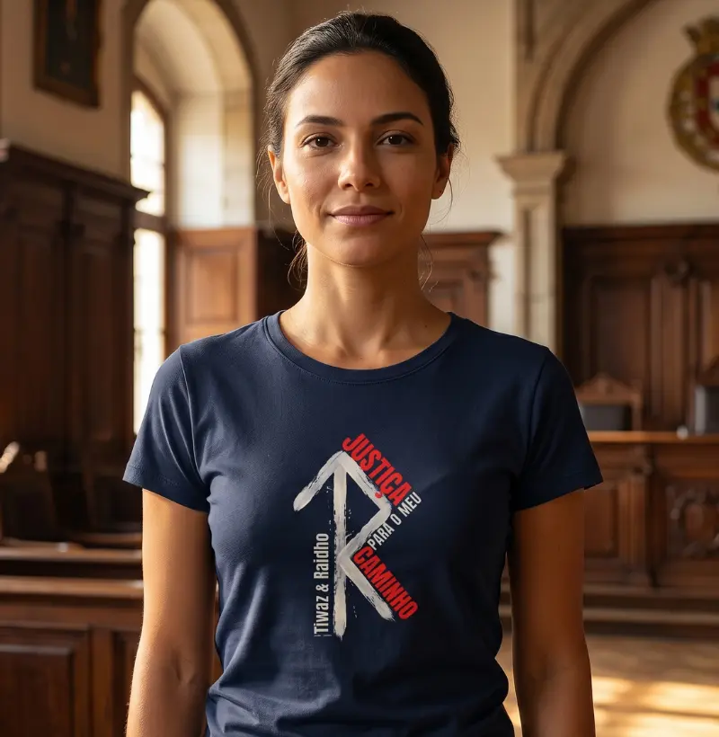 Camiseta Bindrune da Justiça