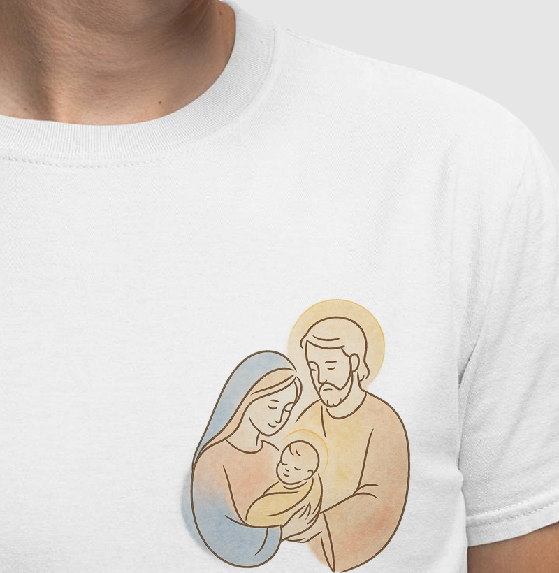 Família Sagrada aquarela