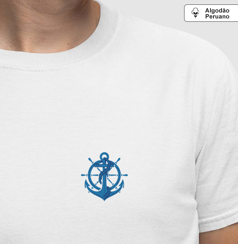 Ícones Náuticos Bolso - Algodão 30.1 