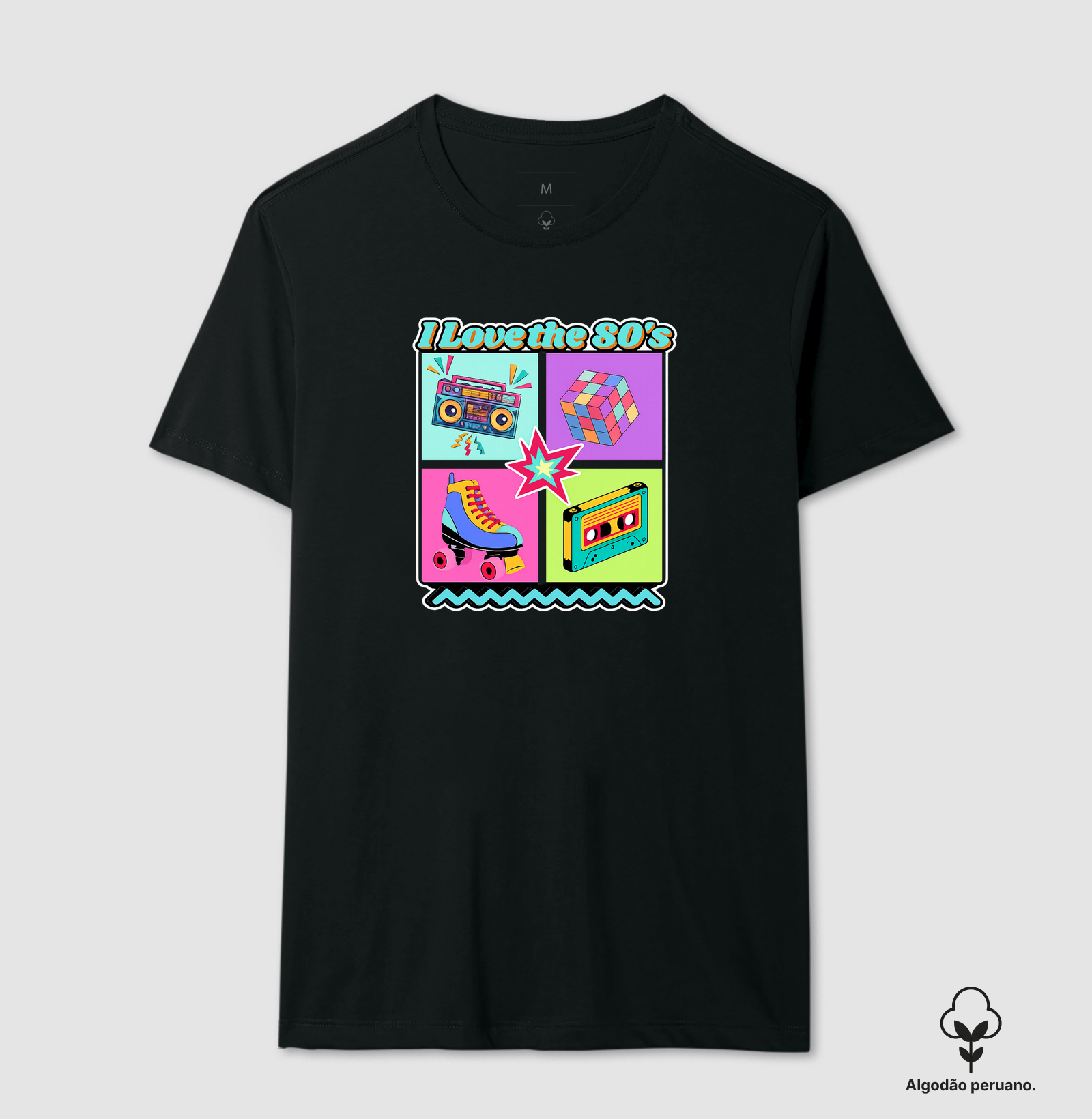 Camiseta retro Cubo Mágico