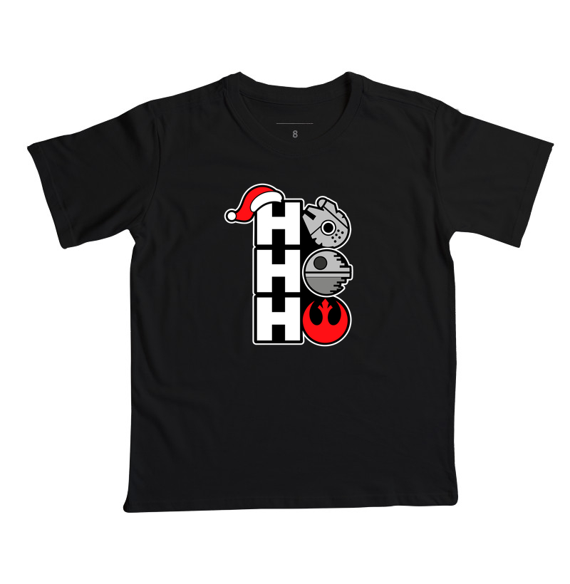Ho Ho Ho – Galáxia de Natal - Camiseta Infantil