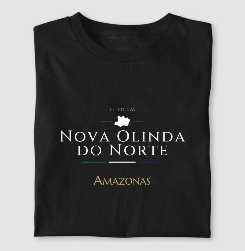 Feito em Nova Olinda do Norte AM - Camiseta