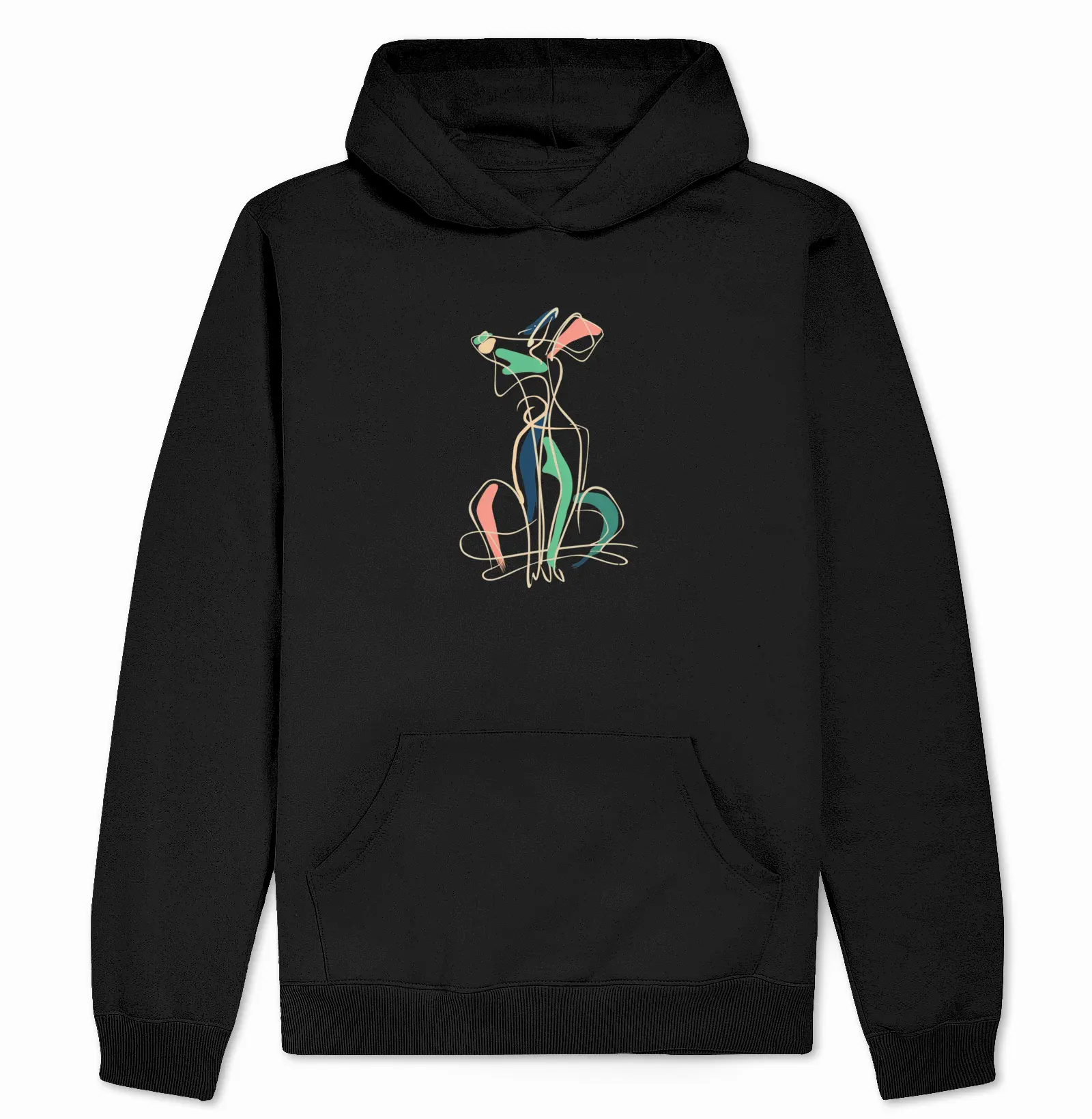 Picasso's Sitting Dog Hoodie
