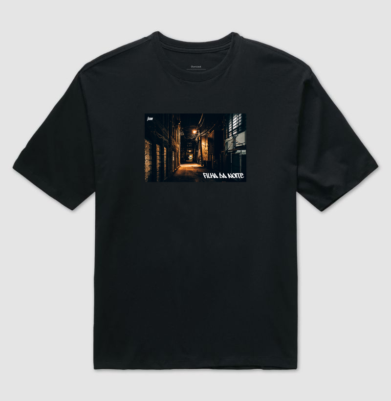 Camiseta Oversized (grandona mesmo) Filhos da Noite