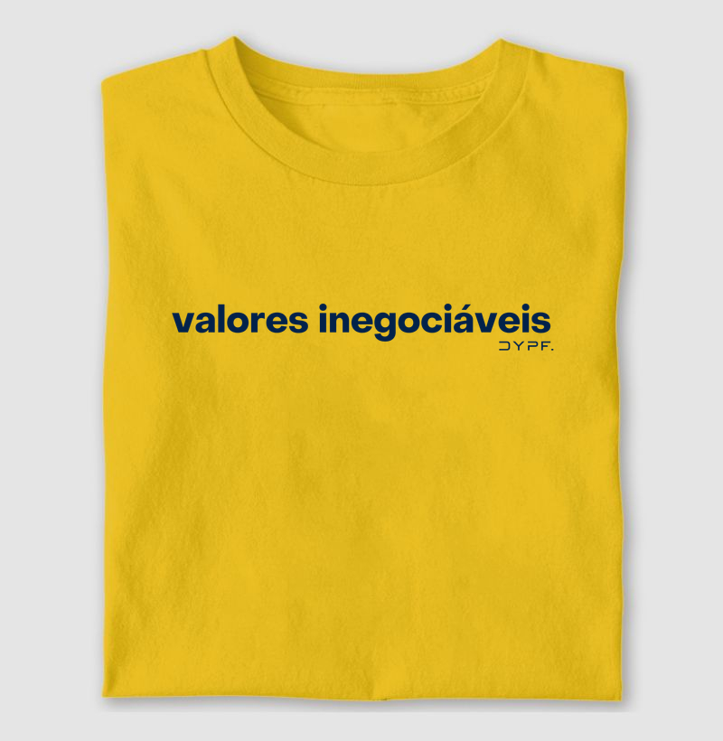 Valores Inegociáveis