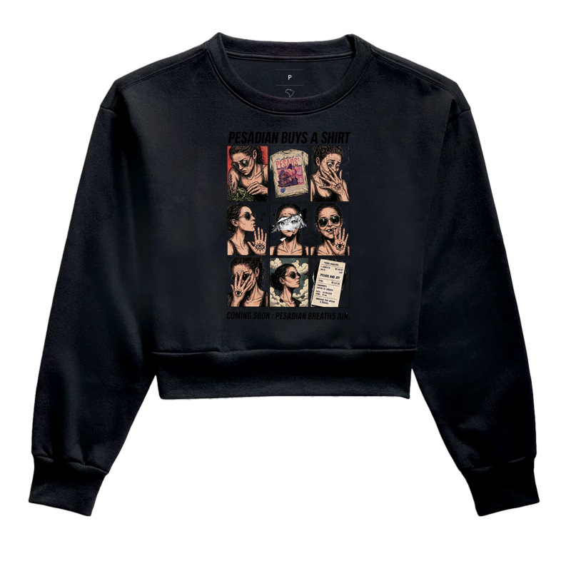 pesadian buys a shirt - Cropped Moletom